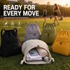 YeeSupe Drawstring Backpack for Women Men,Lightweight Foldable String Bag,Nylon Cinch