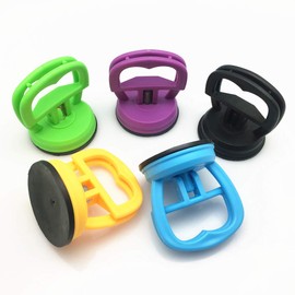 Fbshicung 2 Pcs Heavy Duty Suction Cups Ruler Handle(Strong Adsorption) for Quilting Patchwork Ruler DIY Screen Repair Tools (Random Color)