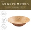 brheez Palm Leaf Bowls 6 Inch - 50 Count -