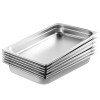 6 Pack 0.8mm Thick Stainless Steel Full Size Anti-Jam Steam