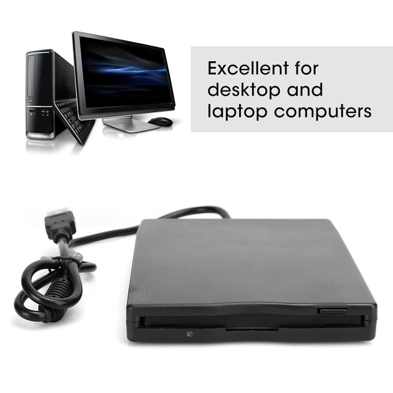 CCYLEZ 3.5 Inch USB Floppy Drive, Portable Card Reader, Ultra