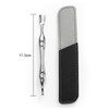 EUZUXU Cuticle Pusher Stainless Steel, 2-in-1 Cuticle Trimmer Nail Care