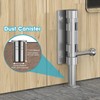 6.3 Inch Slide Bolt Gate Latch, Barrel Bolt Latch, Silver