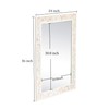Tanmicoshomy 24 x 36Inch Rectangle Wall Mirror, Natural Shell Framed