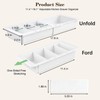 Expandable Measuring Cup Organizer & Measuring Spoon Organizer for Deep