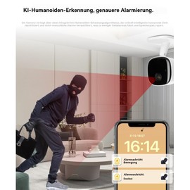 Smart Mini WiFi Camera Galayou Indoor Home Cameras for Security with Night Vision Pet Camera with Phone App 24/7 SD Card Storage 1080P Indoor Camera Motion Detection 2-Way Audio Baby Monitor