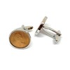 1975 half pence cufflinks 50th birthday