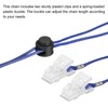 sourcing map Pack of 2 Napkin Chain 12.6 Inch Polyester