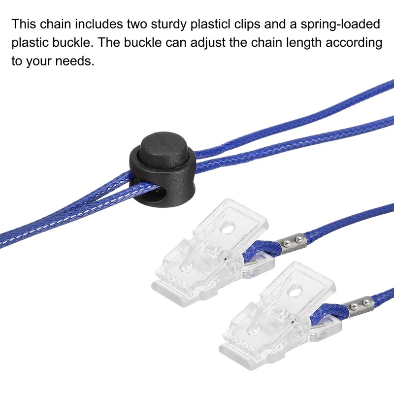 sourcing map Pack of 2 Napkin Chain 12.6 Inch Polyester