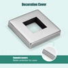 Heyalan Hand-held Shower Holder Flange Plate Polish Chrome Modern Shower