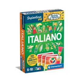 Clementoni 16439 Sapientino Più Kopf - Italian - Educational Game 6 Years, Quiz, Flashcards Made in Italy