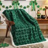 Mindsoft St. Patrick's Day Sherpa Blanket 50 x 60 Inch,
