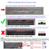 XSKN Hebrew Silicone Keyboard Skin Cover for 2019 2020 Released