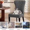 Buenanir Wingback Dining Chair Covers Set of 6 Stretch Jacquard
