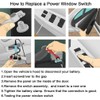 Master Power Window Switch & Bezel Set for 2002-2010 Dodge