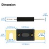 Baomain 2-Pack 70A ANL Fuse Bulk Value Pack with Gold-Plated