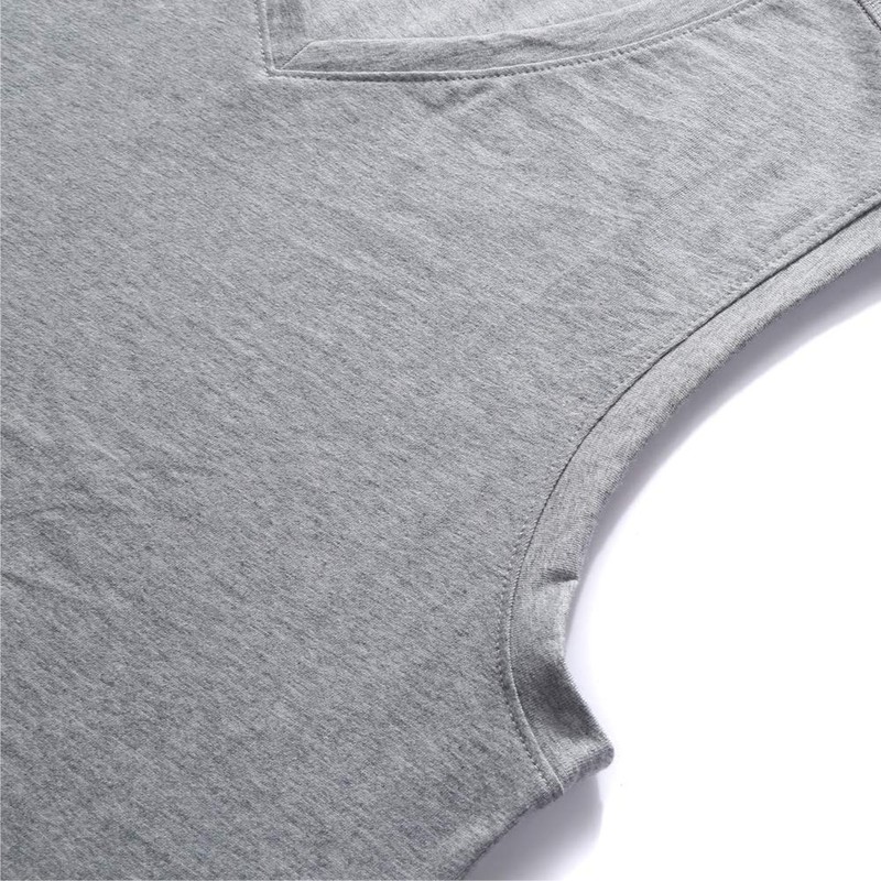 Y2Y2 Men's Sleeveless V-Neck T-Shirt, White, Big and Tall 4XL