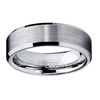 Metal Masters 6MM High Polish/Matte Finish Tungsten Ring, Bands Size
