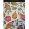 TWO Individual Napkins Birds Pears Ivory Cocktail for Decoupage (121