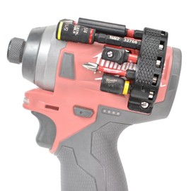 DIY Rabbit Bit Holder for Milwaukee M12 Gen 2 Fuel Impact Surge Drivers (Left). Magnetic 1/4 Hex Drill Bits Organizer for M12 Fuel 2551, 2553. Milwaukee Bit Holder, Packout Tool holder Accessories