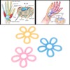3pcs Hand Grip Strengthener Flower Shape Hand Extensor Exerciser Finger
