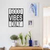FH FalkonHome Good Vibes Only Metal Sign 318 x 400