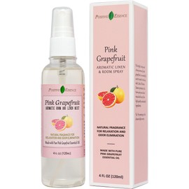 Pink Grapefruit Linen and Room Spray, Natural Air Freshener Made with Pure Pink Grapefruit Essential Oil, Bathroom Air Freshener, Pillow Spray, or Bathroom Air Freshener Odor Eliminator