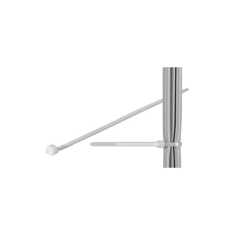 Cable tie standard, natural, length 292 mm width 3,5 mm