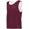 Augusta Sportswear Youth Mesh Reversible Pinnie L Maroon/White