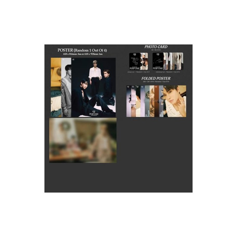 NCT DOJAEJUNG Perfume 1st Mini Album Photobook Ver+Folded Poster