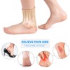 Ankle Gel Sleeve, 1 PCS Ankle Brace Compression Padded Sleeve
