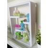 Smiski White Smiski House Display | Mini Figure Shelf Stand