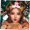 LIFKOME Christmas Santa Claus Style Headband Cute Novelty Hairband for