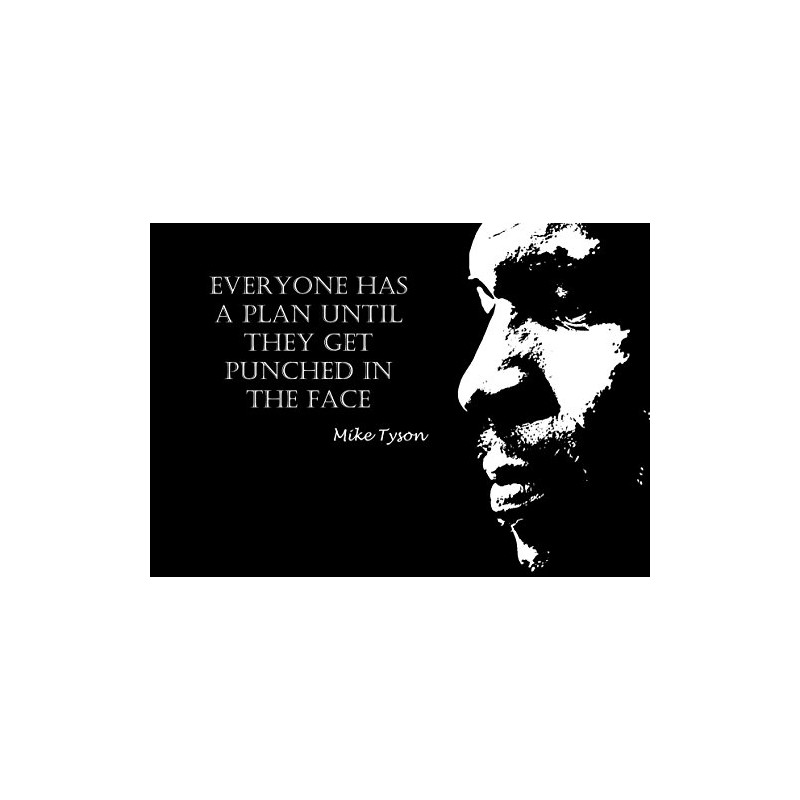 Mike Tyson inspirational. Everyone has a plan. (A4 Print Only)