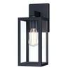 GRUENLICH Waterproof Large Outdoor Wall Lanterns, Modern Black Porch Sconces