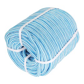 elfinrm Arborist Tree Rope, 1/2inch by 200FT, 24 Strand Bull Rope up to 8000lbs Tensile Strength, Blue and White