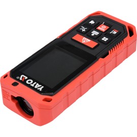 YATO Professional USB Laser Rangefinder, Measuring Range 0.2-40 m, 2 mm, USB Connection for Data Reading, 10 Modes, Such as Area and Volume Calculation, IP 65