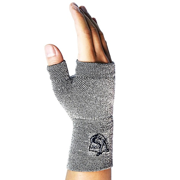 VITAL SALVEO-Compression Recovery Wrist and Thumb Support, For Arthritis, Joint Pain, Tendonitis, Fatigue, Carpal Tunnel Syndrome, Sprains, Hand Instability, and Wrist Pain(1PC)-Large