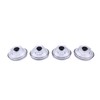 WQSING 4PCS 2.75"-12 Threads Oil Bath Dust Caps Trailer Axle
