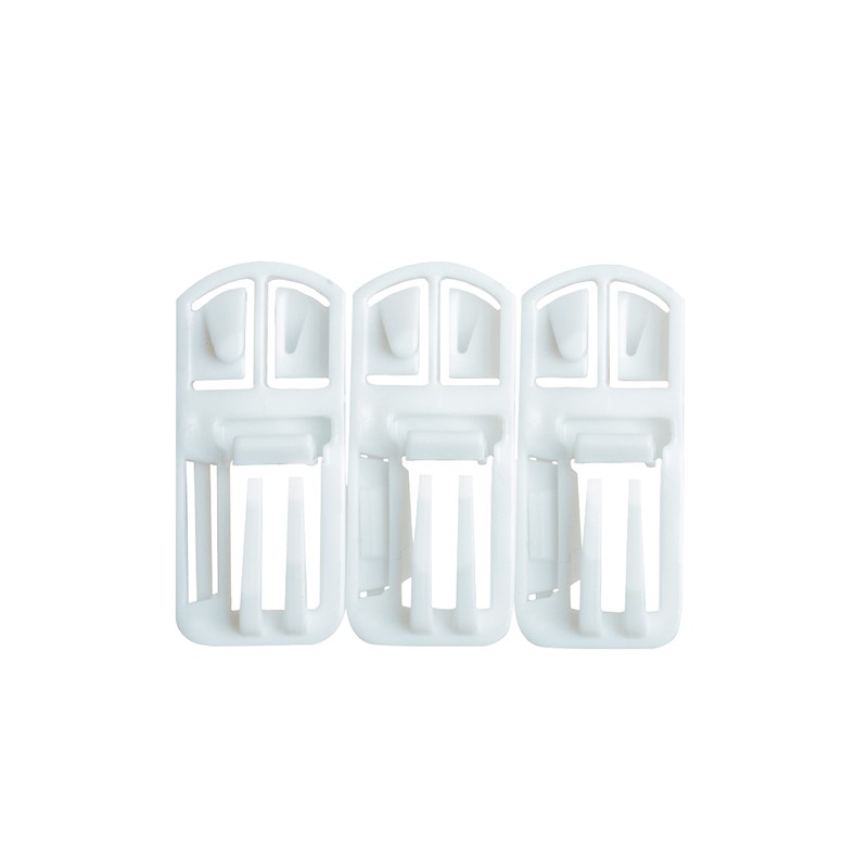 Speed Clix Curtain Gliders Pack of 100 with Unique Double