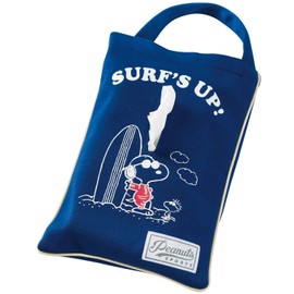 Bonform 7279-05NV Snoopy Surf Car Tissue Case, For Lightweight and Regular Cars and Room Interiors, Tissue Box Cover, Navy