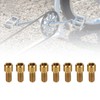 RISK 8Pcs Mountain Bike Pedal Bolts Titanium Alloy Anti Slip