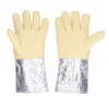 1 Pair Aluminum Foil Gloves High Temp Resistance Heat Insulation
