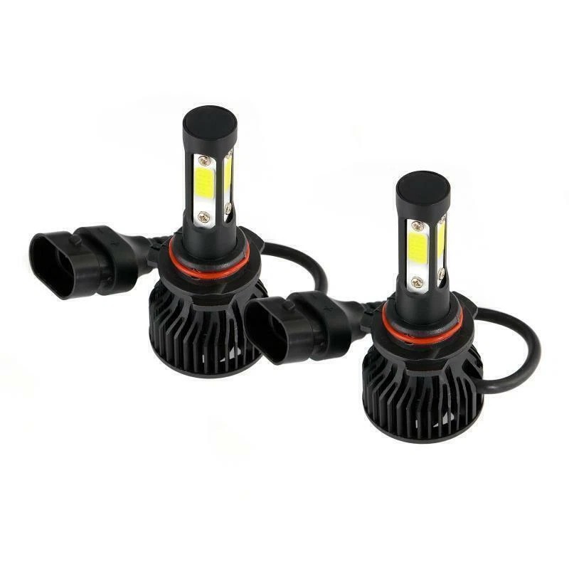 IRONWALLS 4-side 9005 LED Bulbs Headlight High or Low beam
