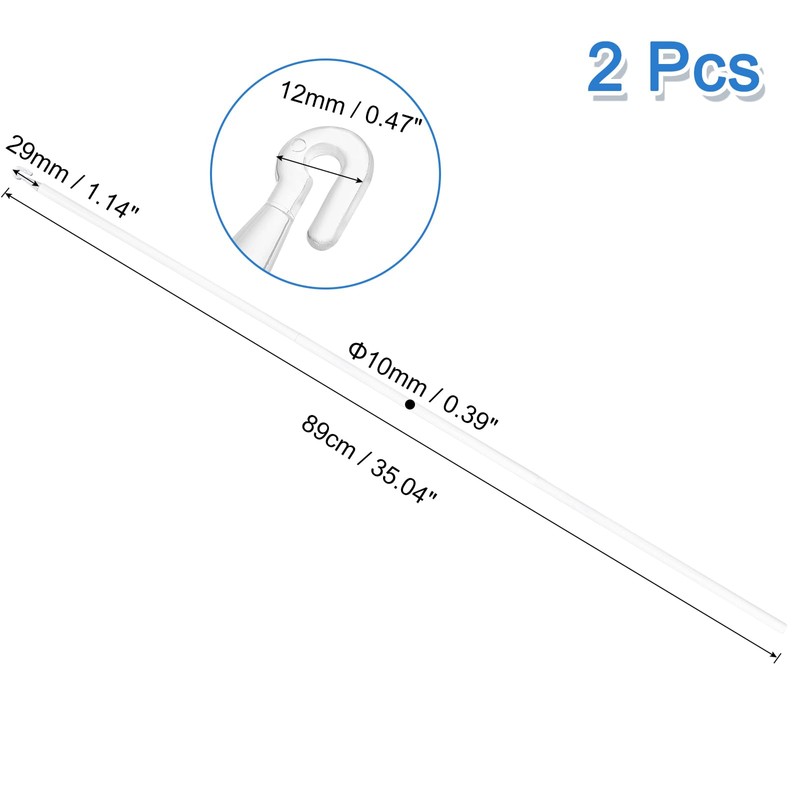 sourcing map 2Pcs 35" Blinds Wand Replacement, Blinds Tilt Wand