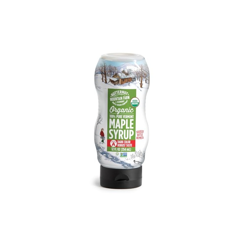 Butternut Mountain Farm 100% Pure Organic Maple Syrup From Vermont,
