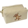 'Splat Ginger Cat' Canvas Wash Bag/Makeup Case (CS00042964)