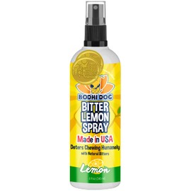 Bodhi Dog Bitter Lemon Spray - Anti-Chew Spray for Dogs, Cats, Puppies, & Kittens- Training Aid for Chewing - Safe & Non Toxic - Ideal for Pet Behavioral Training - Made in USA (8 Fl Oz)