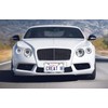 creathome 3D Shining License Plate Frame, Chrome with Shining Sliver