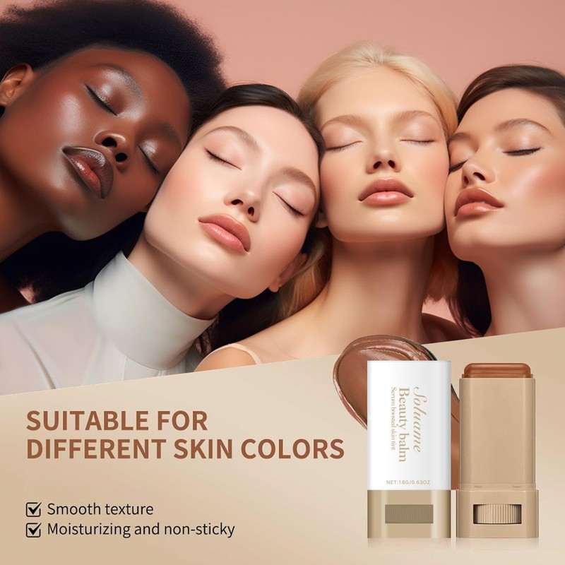Serum Boosted Skin Tint Beauty Balm Foundation Makeup Suitable for